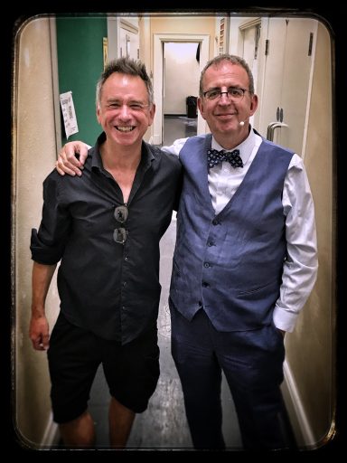 Marc Johnson and Reverand Richard Coles 